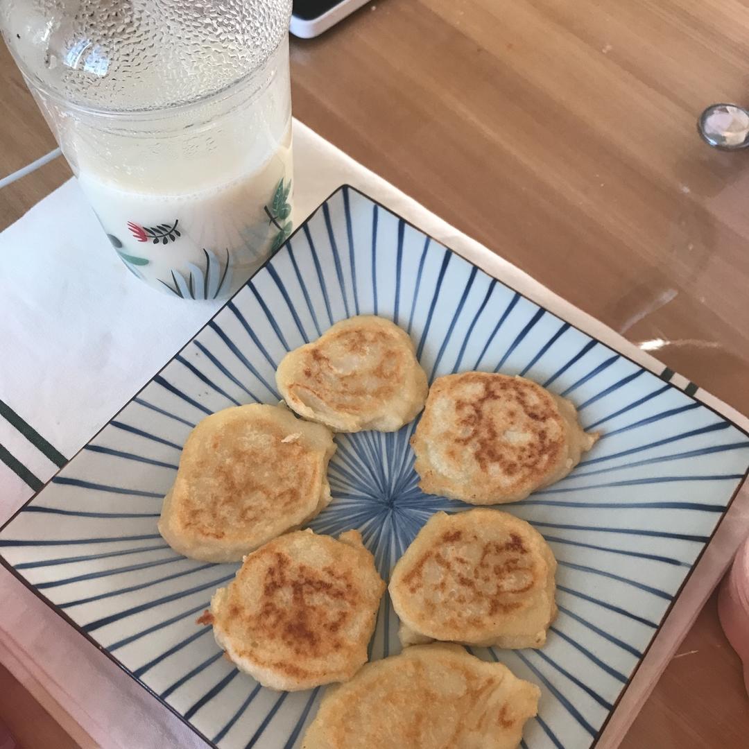松软香糯的豆渣糯米饼🥞