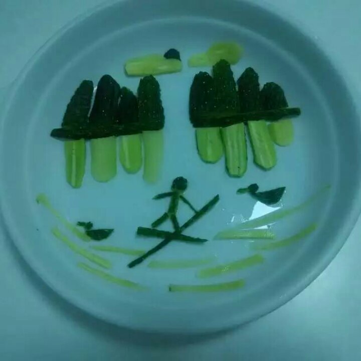 黄瓜山水拼盘