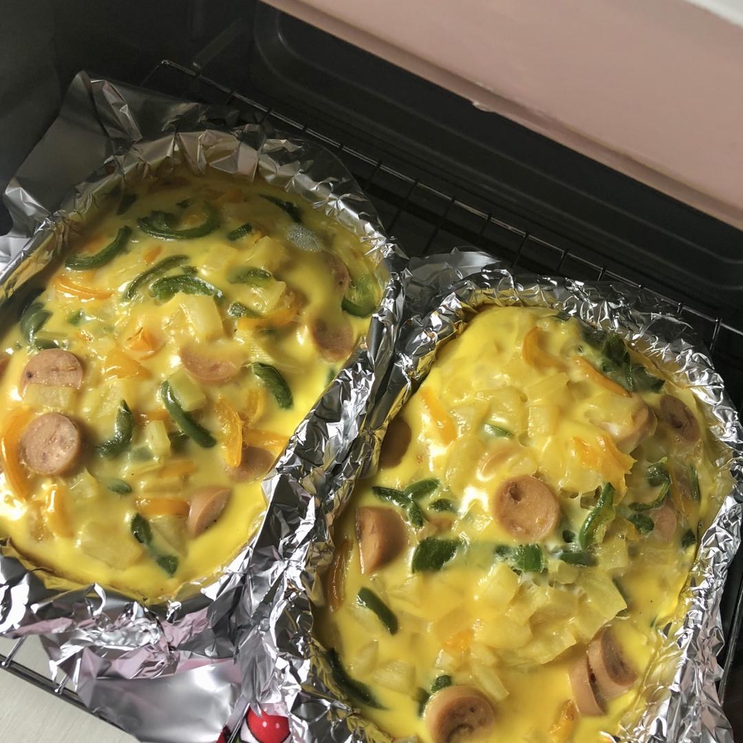 好吃又健康的快手烤蔬菜火腿土豆