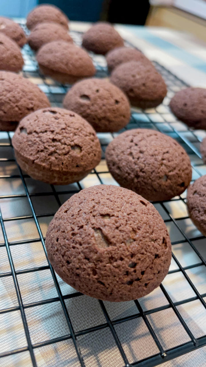 葳宁做的巧克力酥皮泡芙