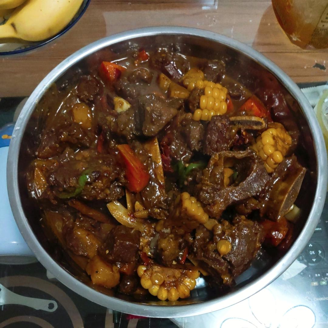 沙沙土豆胡萝卜炖牛肉