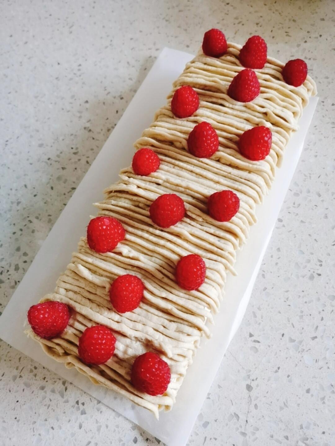 伯爵红茶栗子奶油蛋糕