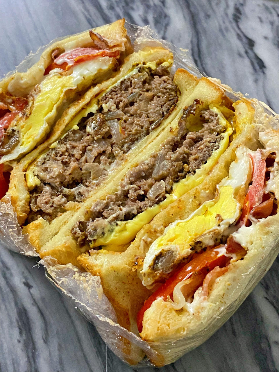 美式牛肉三明治（汉堡）