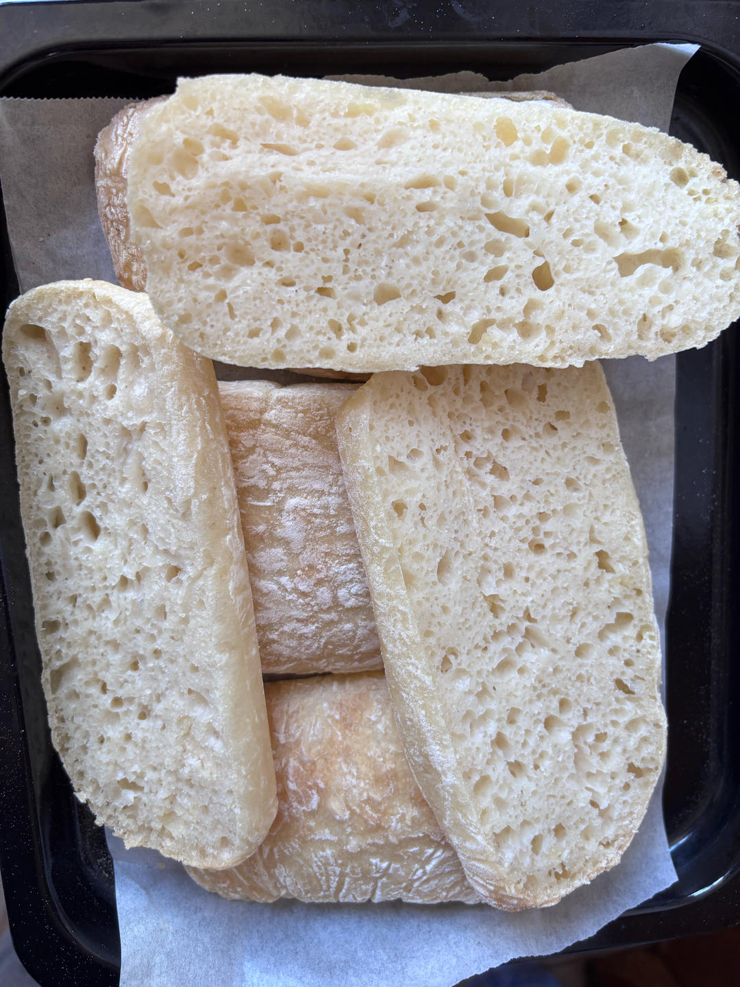 家庭版免揉～恰巴塔🥖｜一次成功超好吃