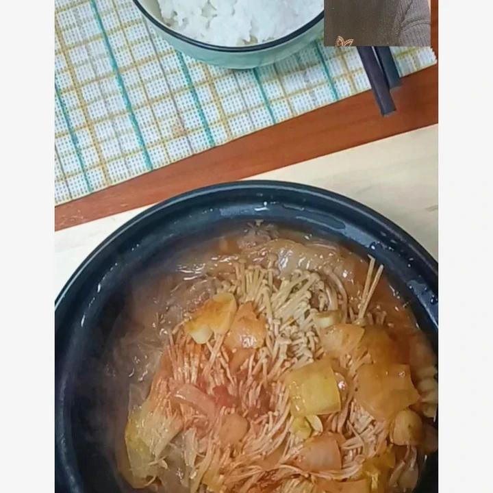白菜肥牛煲