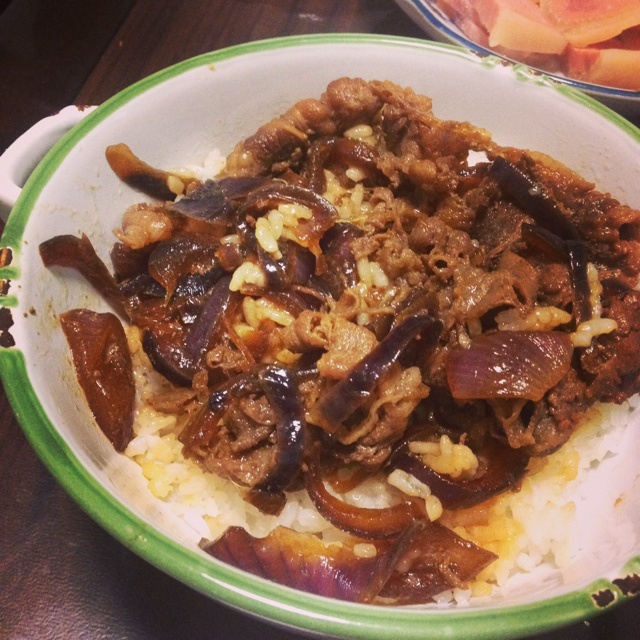 日式牛肉饭