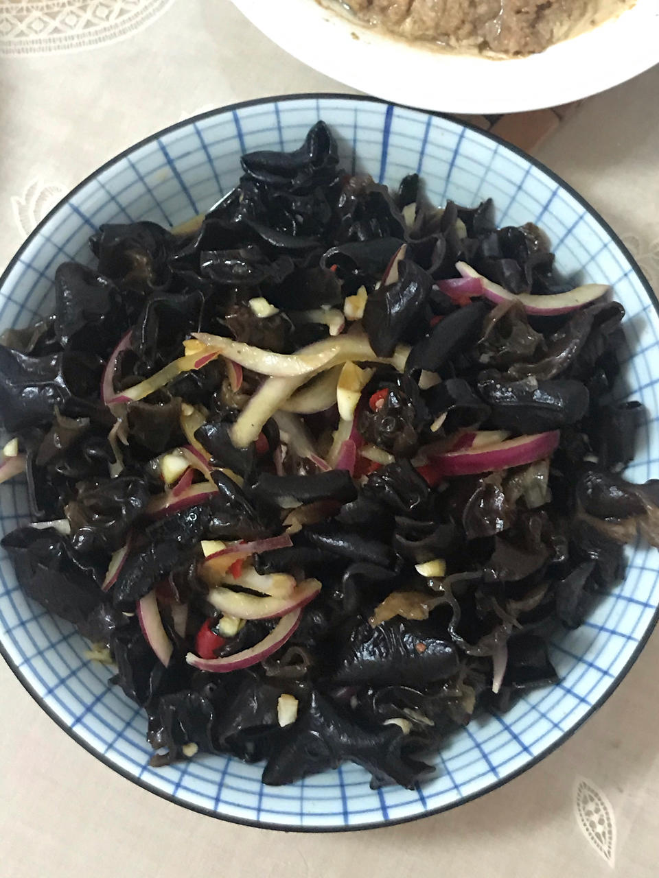 双椒拌木耳(低升糖指数)