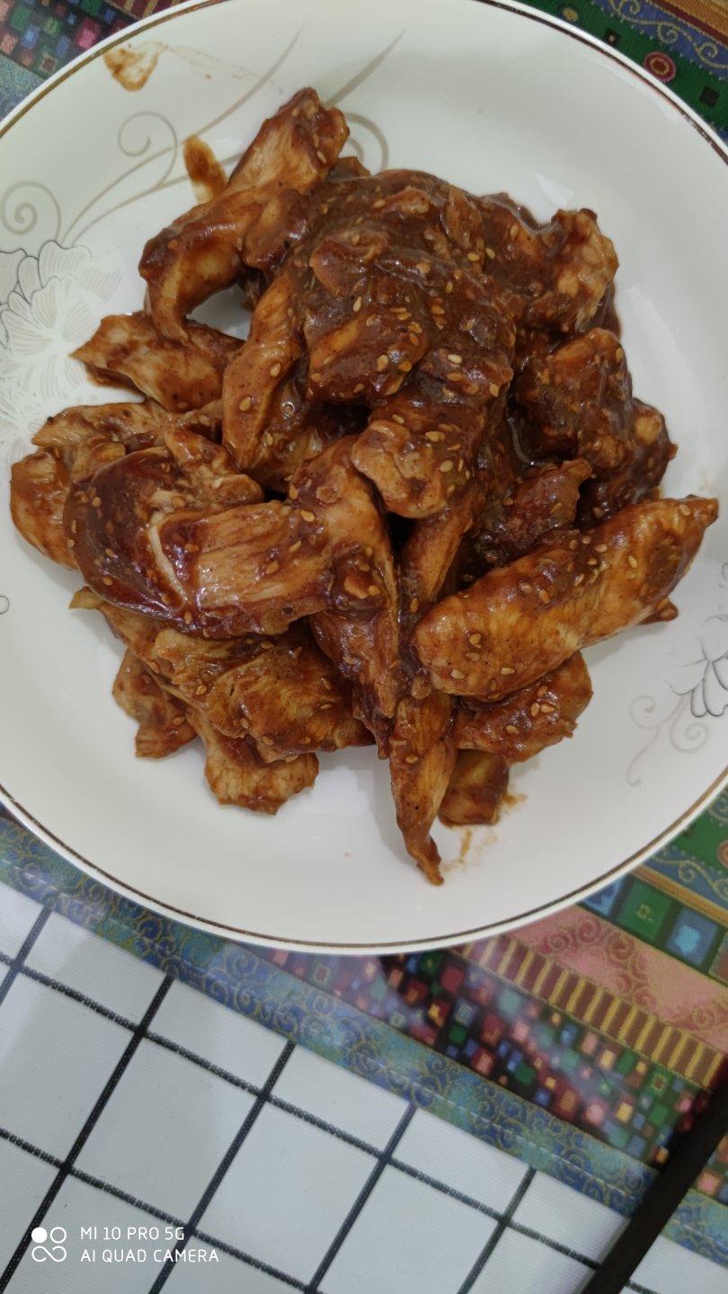 孜然鸡胸肉，低脂低卡好吃无压力。