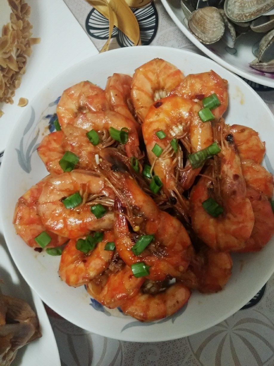 果冻肉丸做的挺住三分钟就能吃上的味极鲜大虾