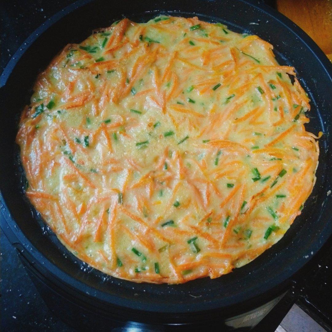 胡萝卜鸡蛋饼