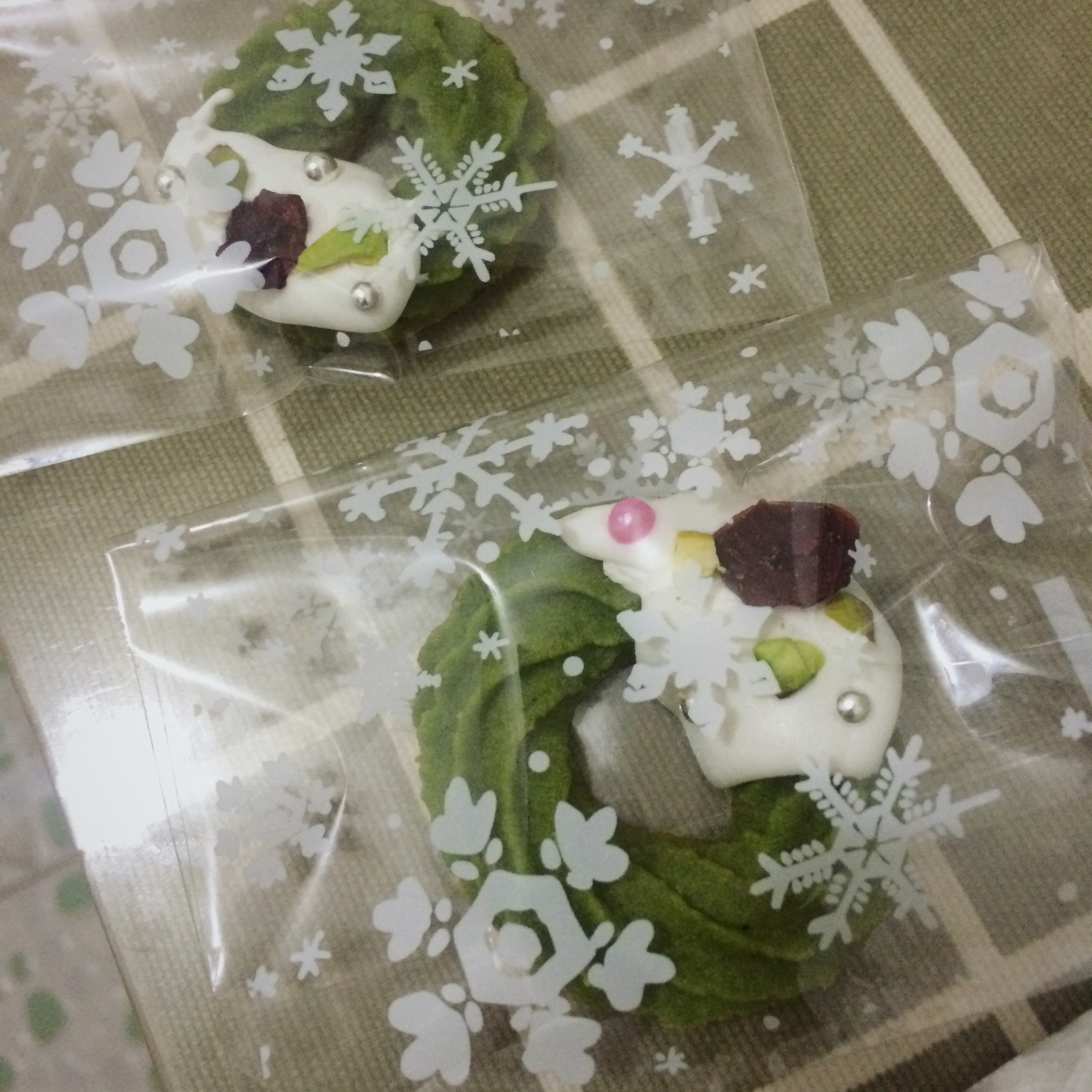 【圣诞】花环小曲奇 Christmas Wreath