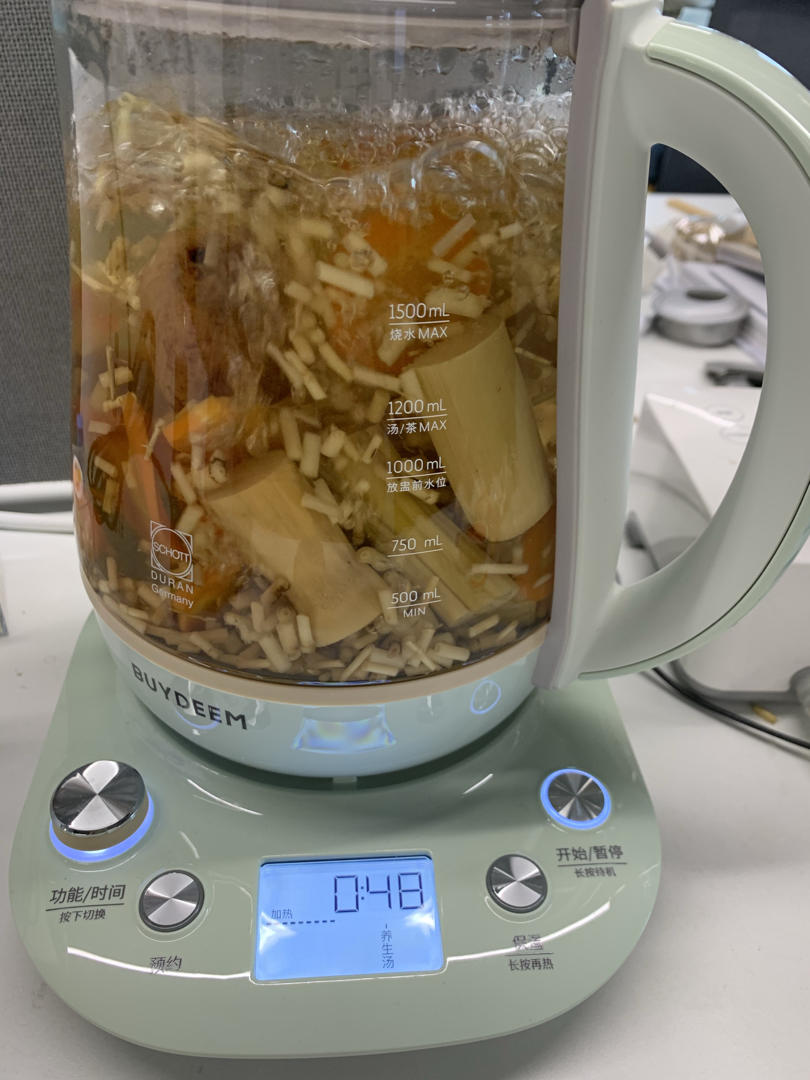 清补凉煲猪骨【3月北鼎养生壶食谱】