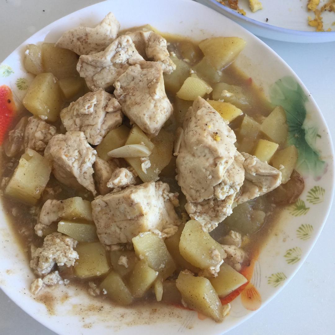 我儿子最爱吃的土豆豆腐