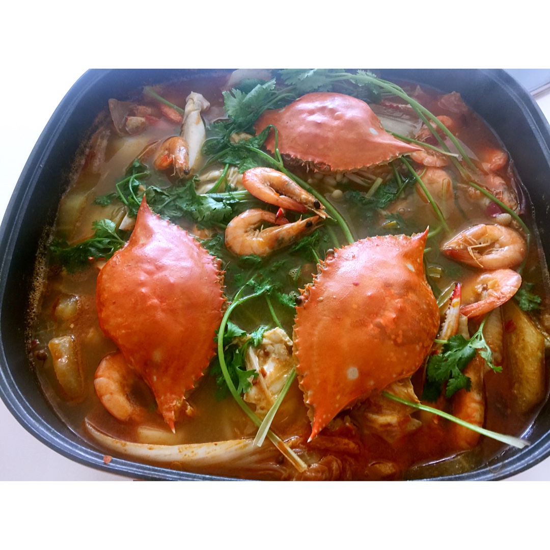 香辣蟹煲