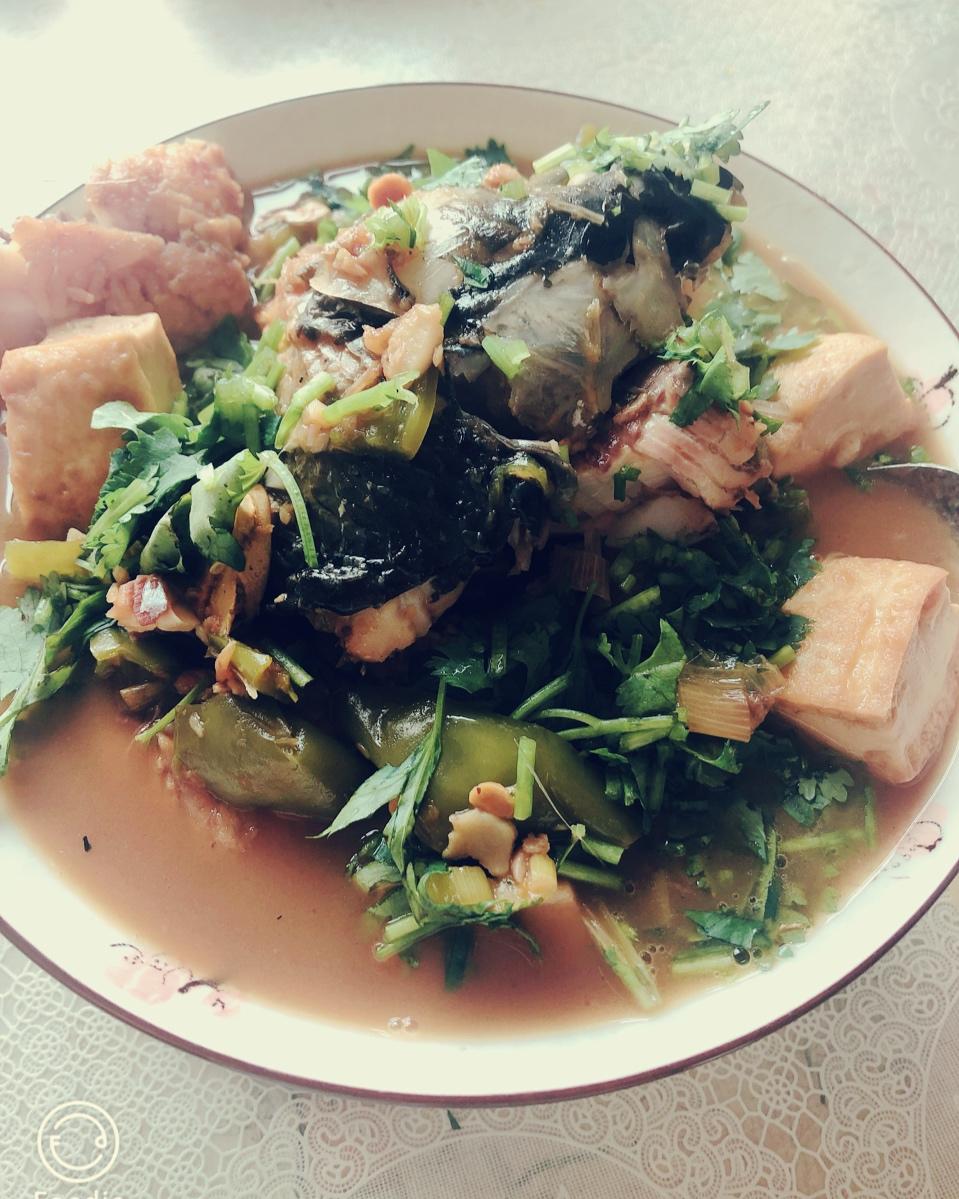 豆腐焖鱼