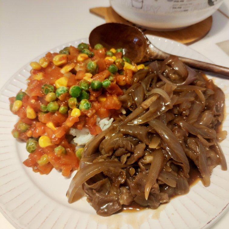 番茄肥牛饭