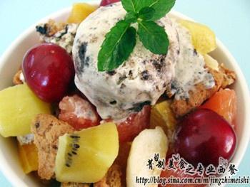 水果饼干多彩冰的做法