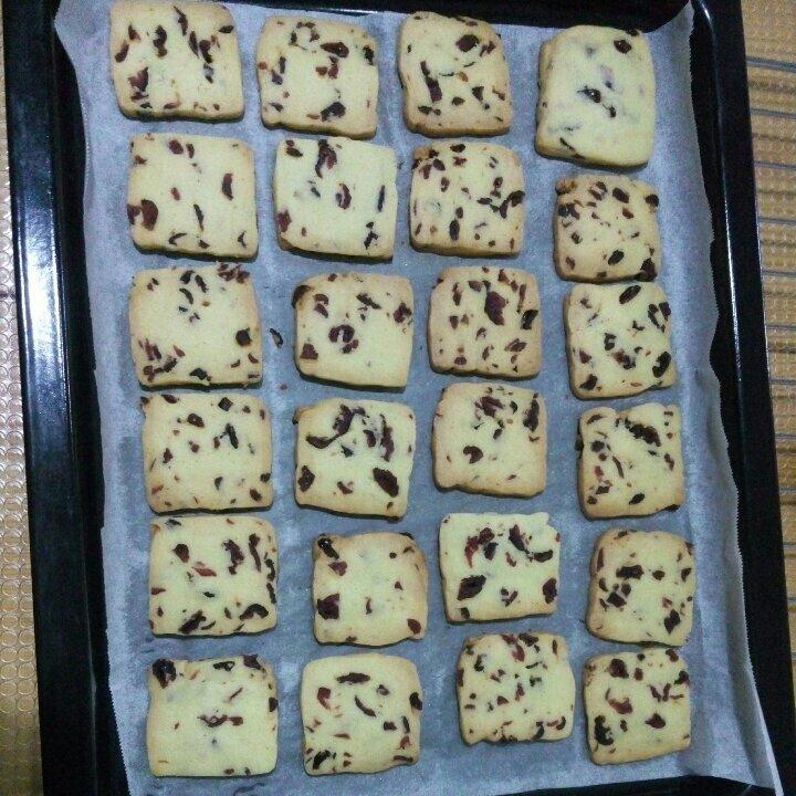 低糖少油版蔓越莓饼干