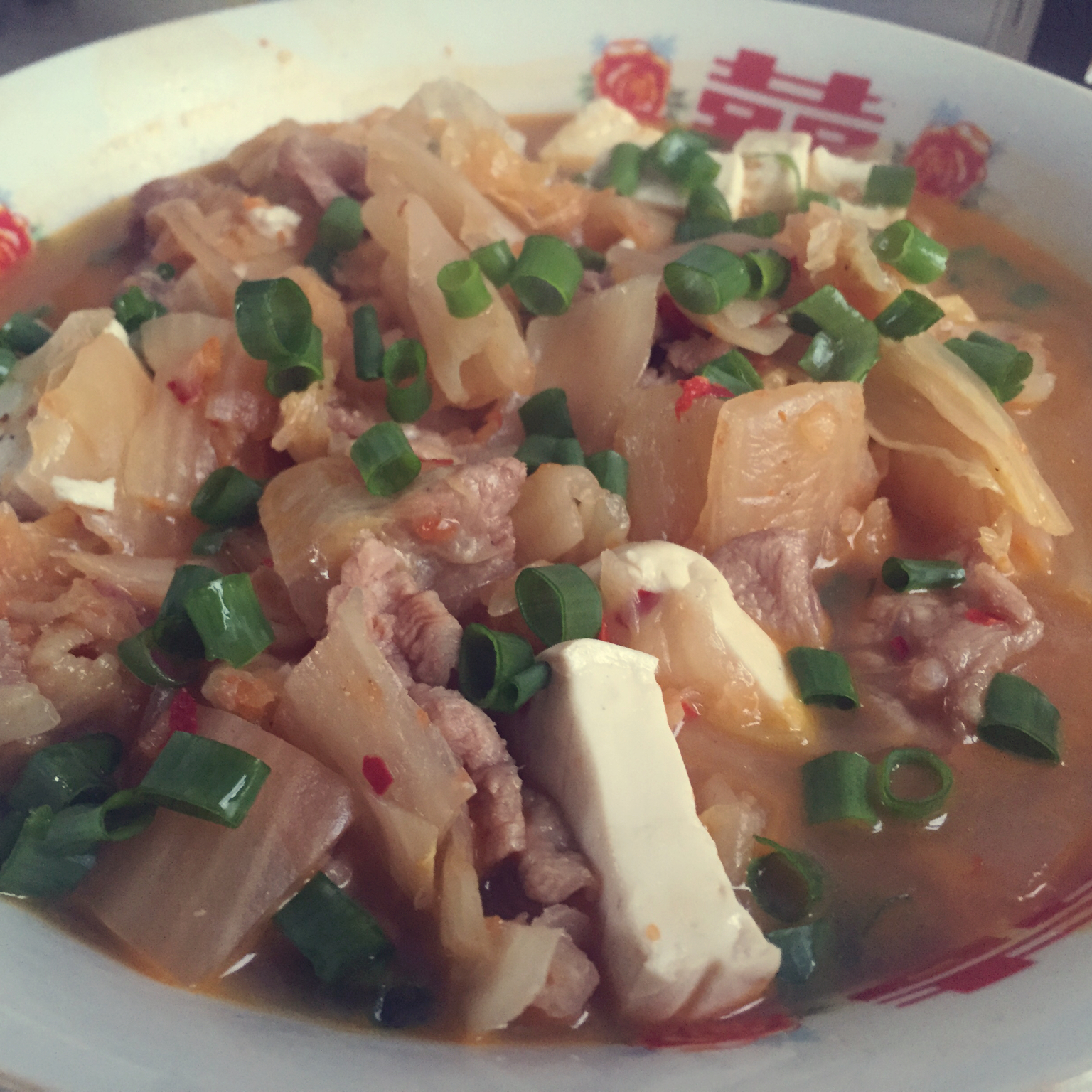 韩式泡菜汤--辣白菜汤