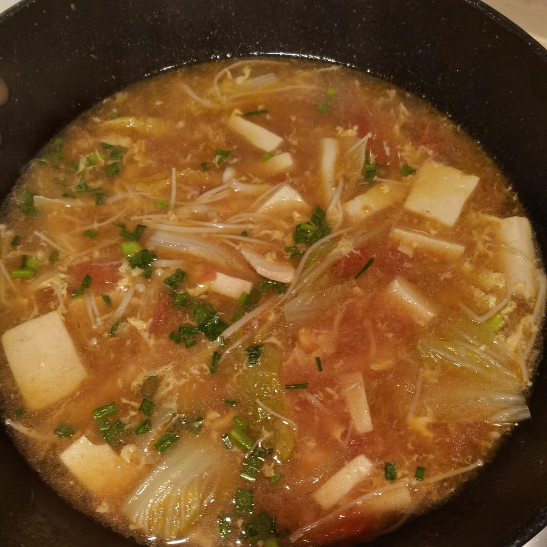 10分钟就能搞定的低脂酸辣汤❗好喝又开胃