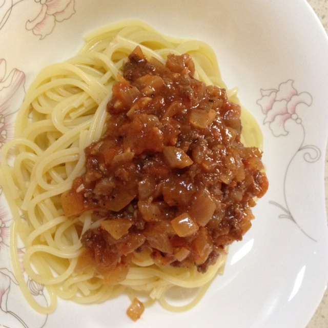 番茄肉酱意大利面