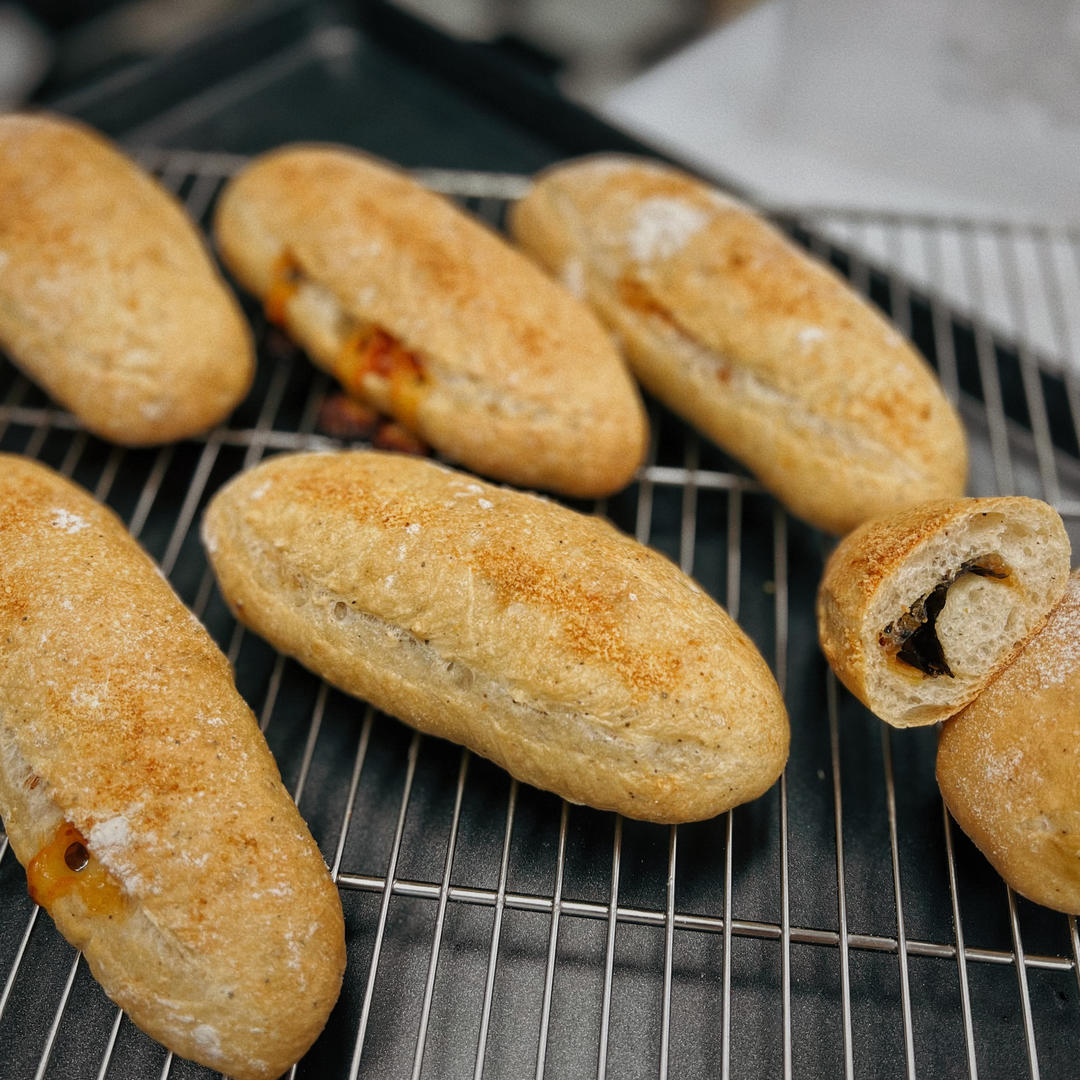 这是最好吃的法式面包-蒜香法棍