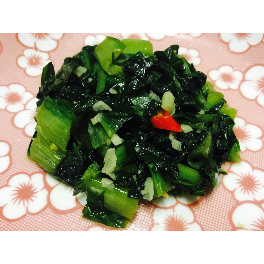 清炒苦麦菜