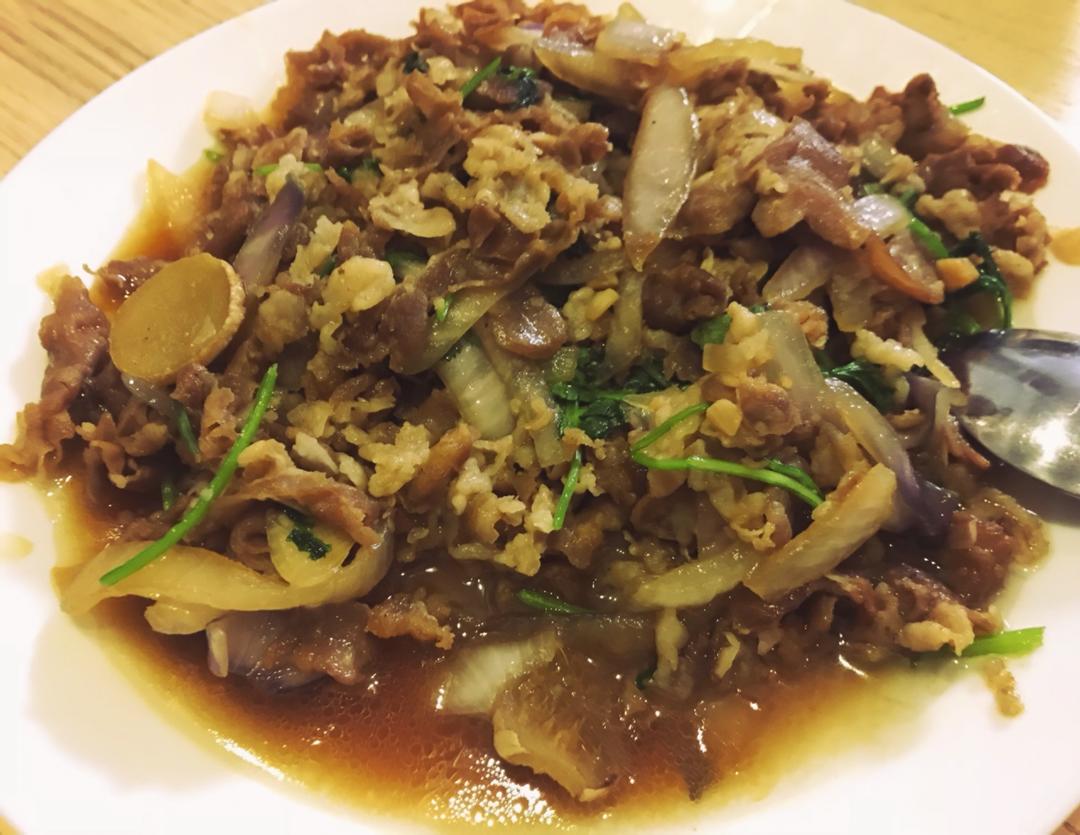 洋葱爆炒羊肉卷|冬日进补快手菜