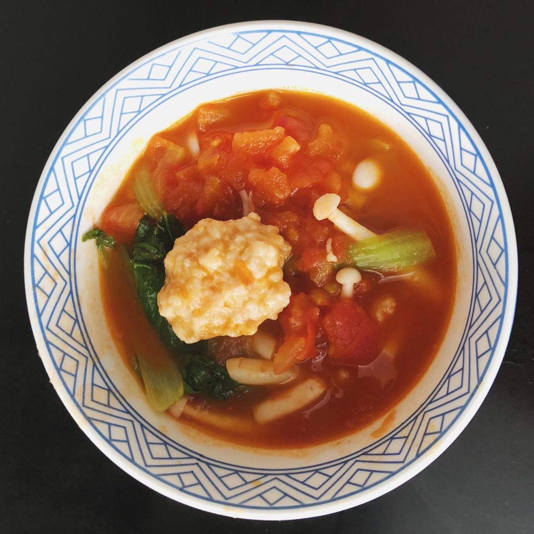 虾丸番茄浓汤（减脂餐）