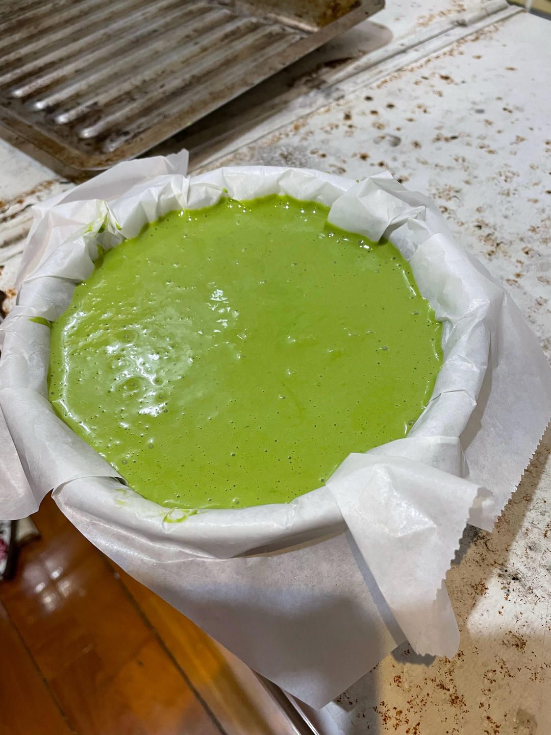 流心抹茶巴斯克芝士蛋糕