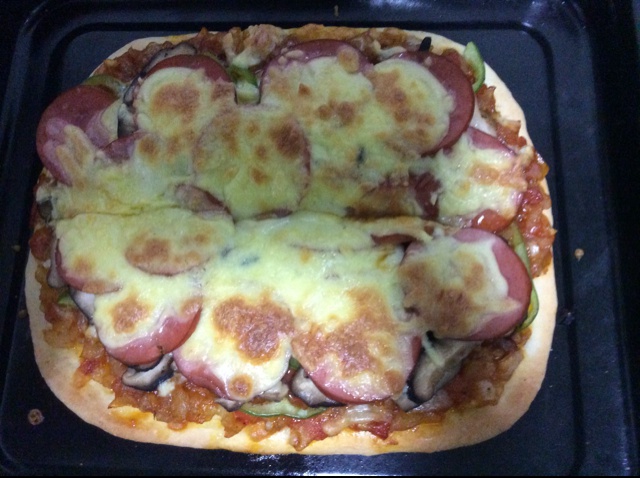 夏威夷pizza（附饼底冷冻法）