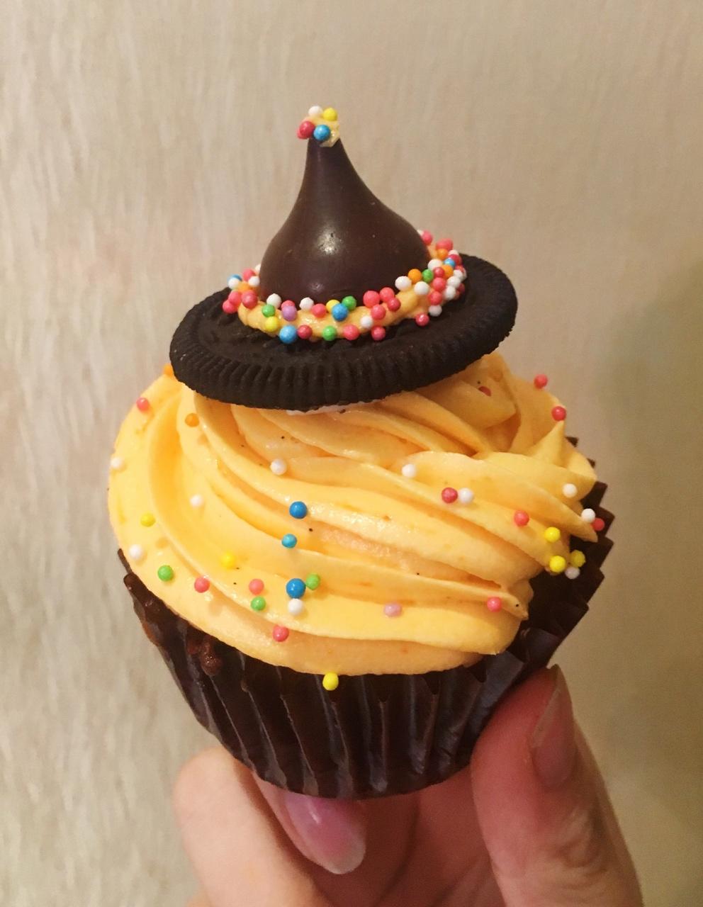 【万圣节】女巫帽子cupcake—美的T7-L382B智烤大师