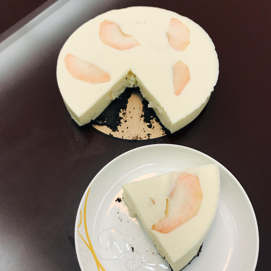 酸奶芒果慕斯蛋糕简易版（普通8寸活底）