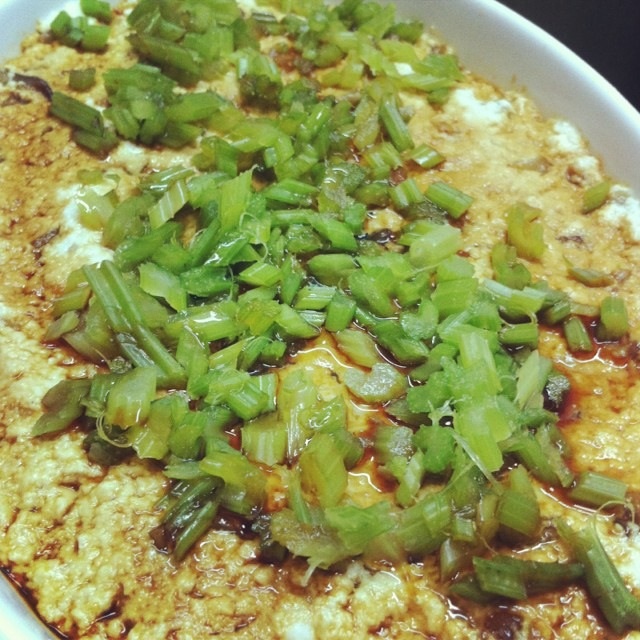 蒸豆腐饼