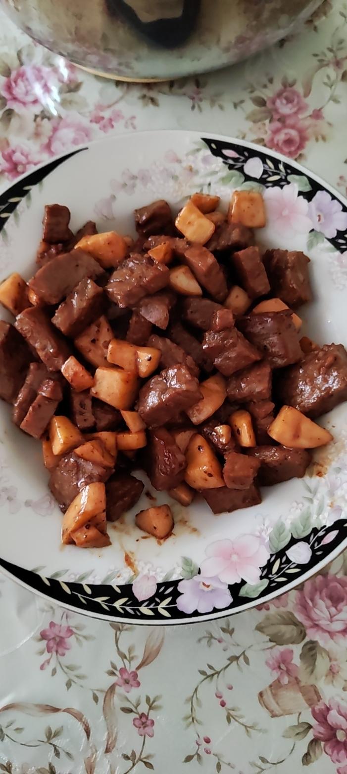 吃肉不长肉 黑椒牛排炒杏鲍菇