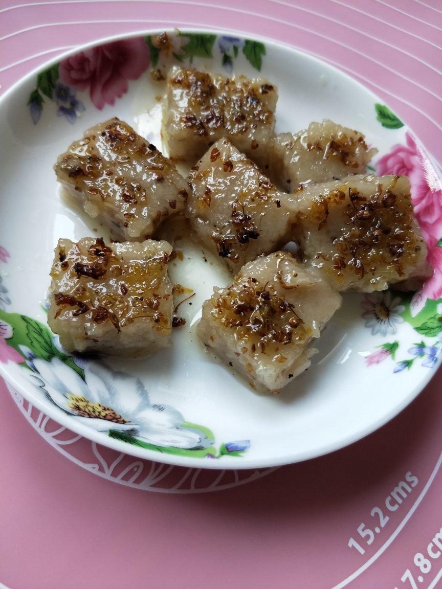 藕粉桂花糖糕