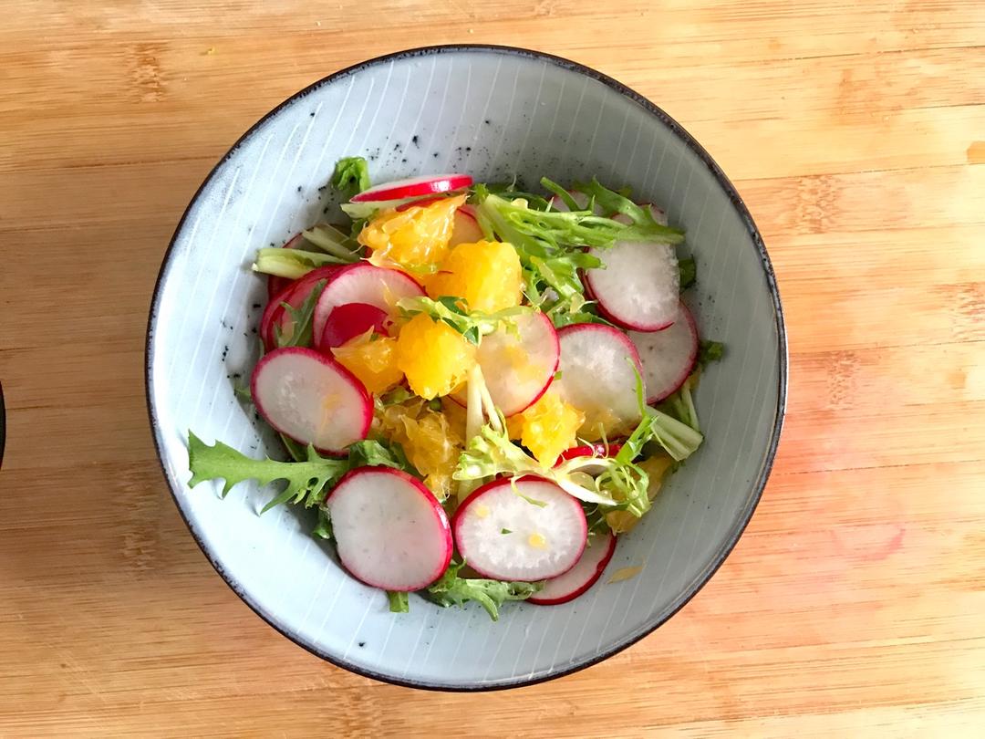 摩洛哥风味甜橙小萝卜沙拉