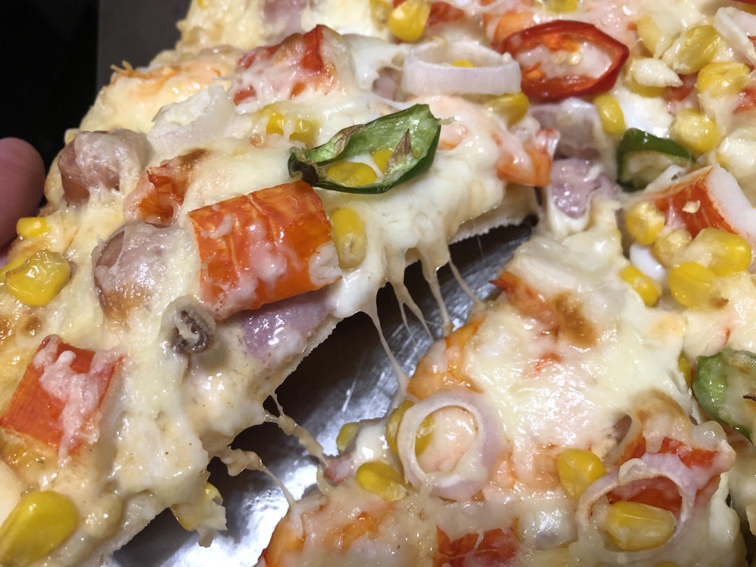 大满足千岛海鲜披萨