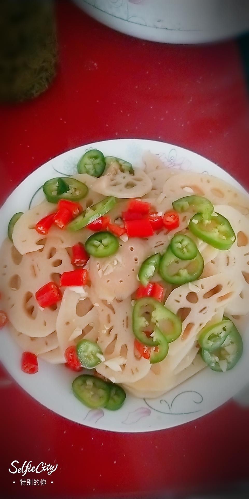 香辣藕片的做法