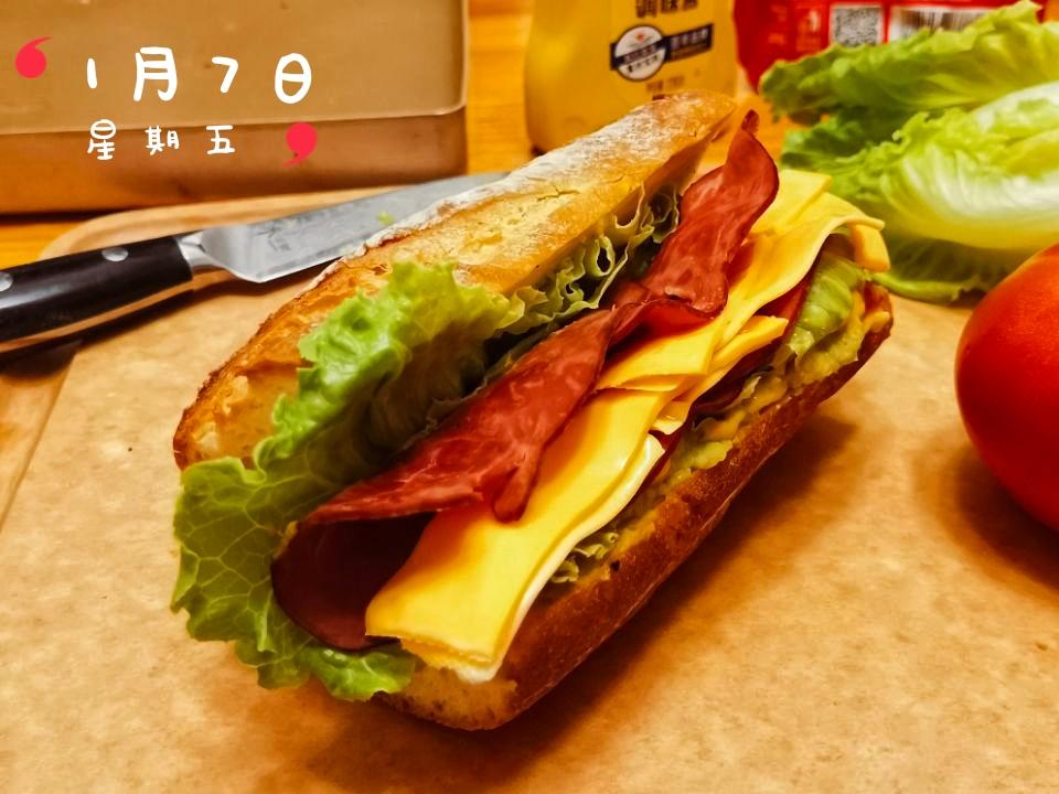 法棍三文治