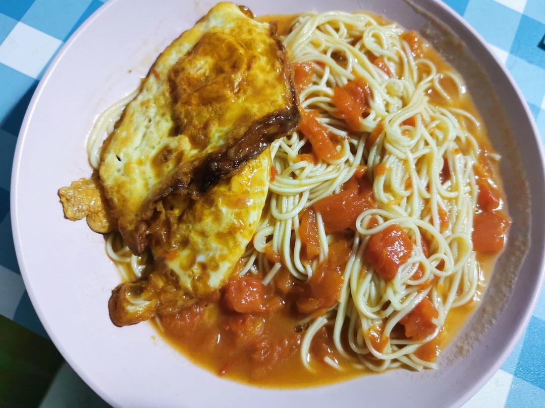 西红柿鸡蛋焖面