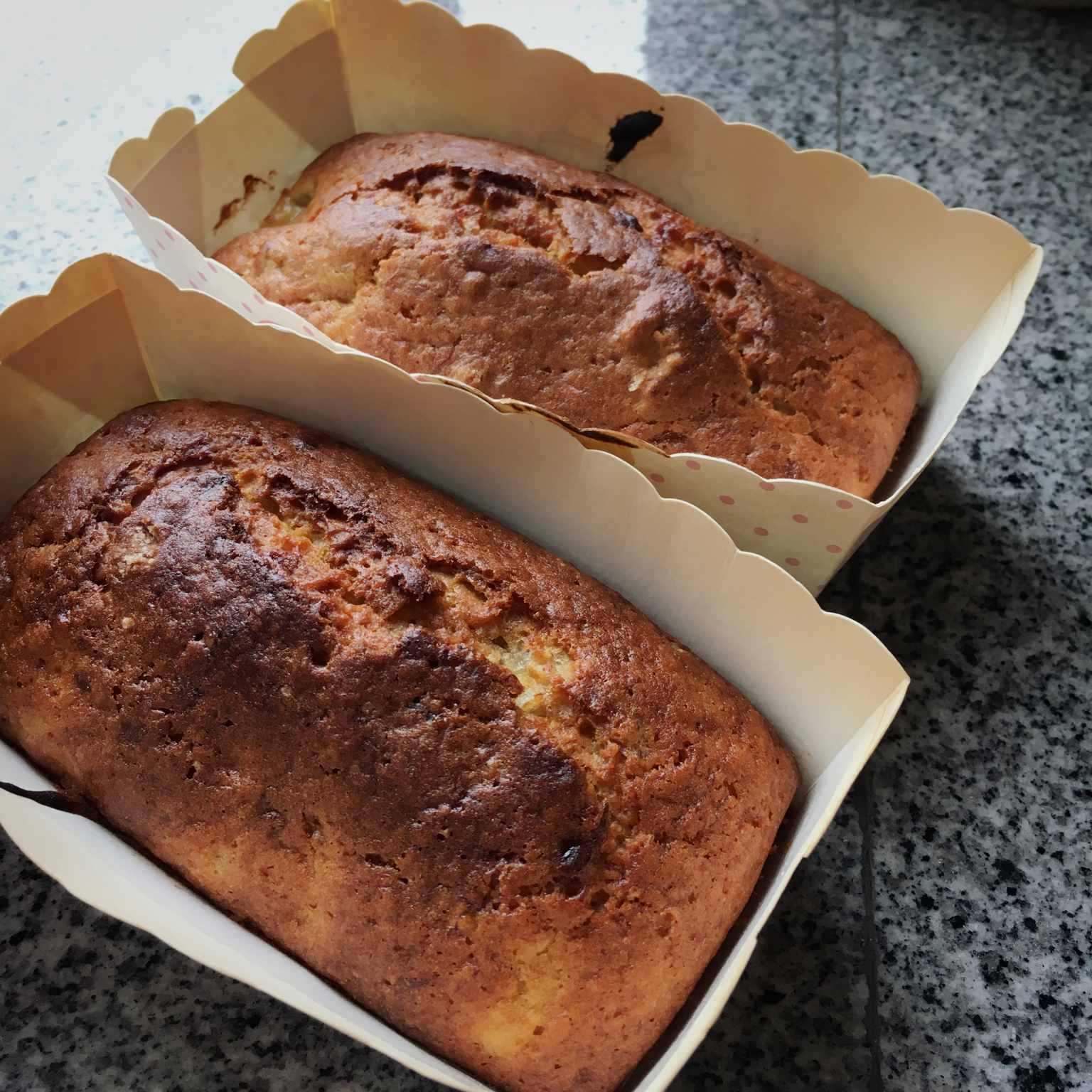 快手香蕉纸杯蛋糕