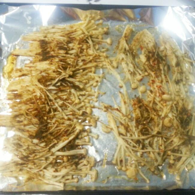 烤金针菇的做法