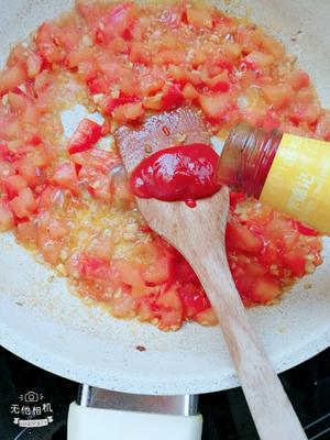番茄蟹味菇炖豆腐的做法 步骤5