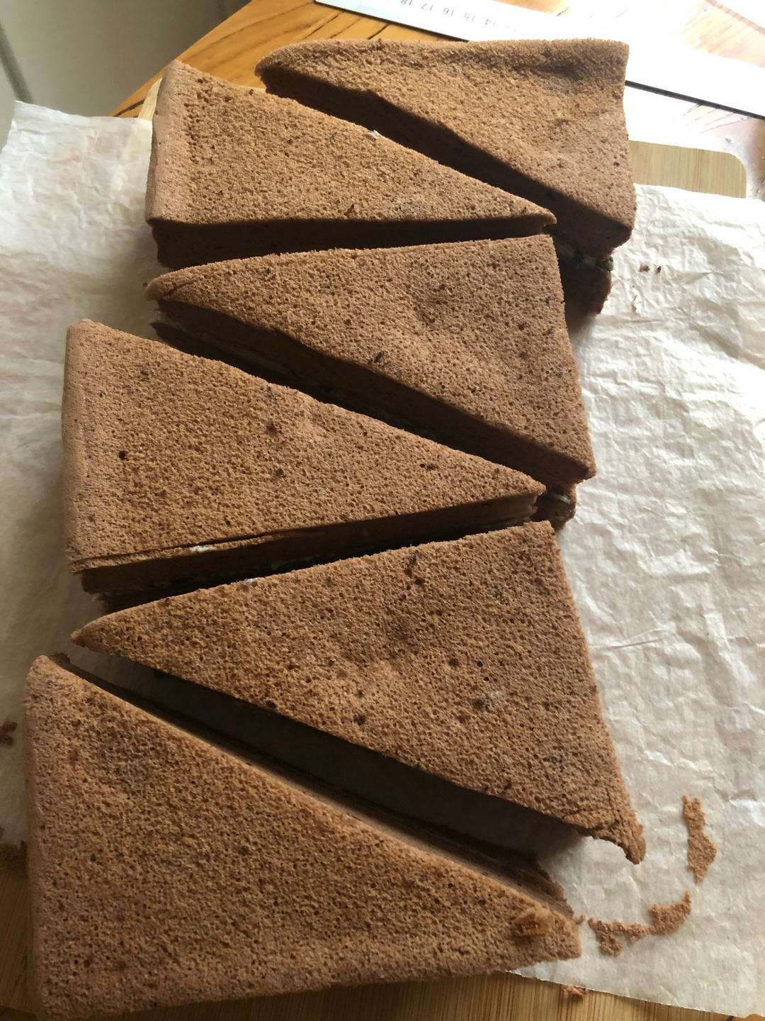 动漫同款～巧克力三明治蛋糕