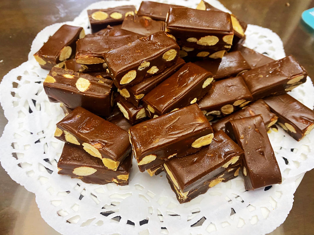 杏仁海盐/咖啡太妃硬糖-不粘牙