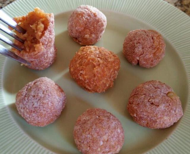 【健康小零食】全麦燕麦红薯球的做法