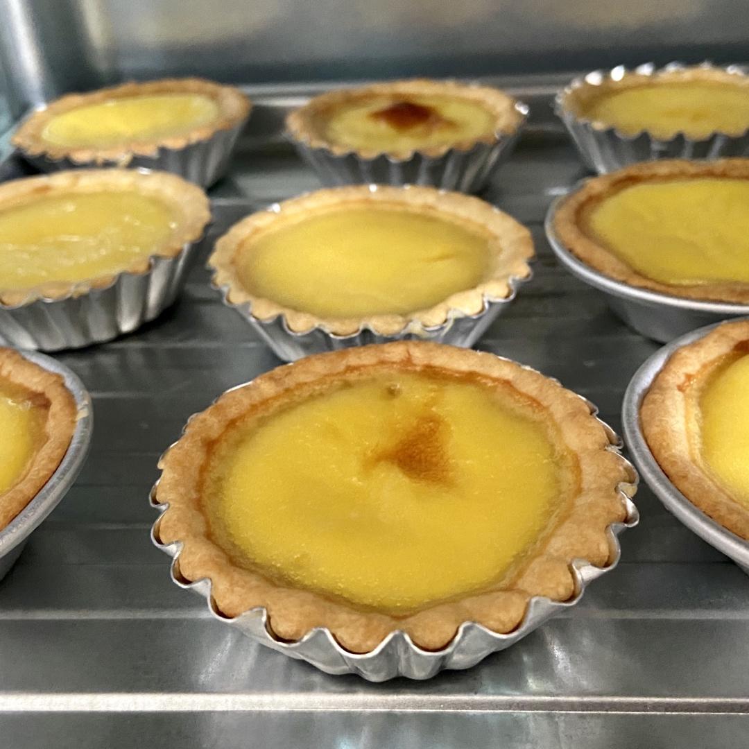 小喵wong做的tinrry挞水滑嫩的港式蛋挞含挞皮做法