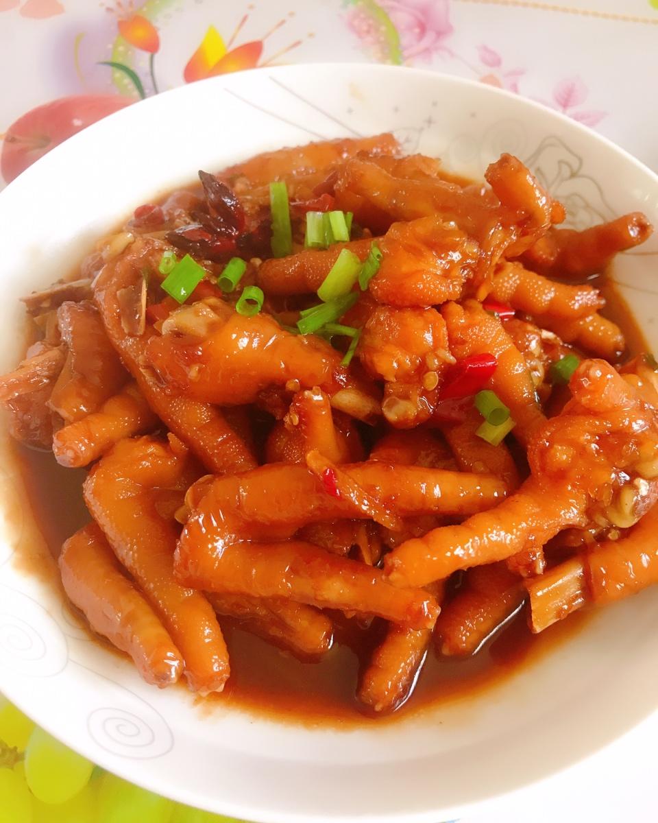 香辣烧鸡爪