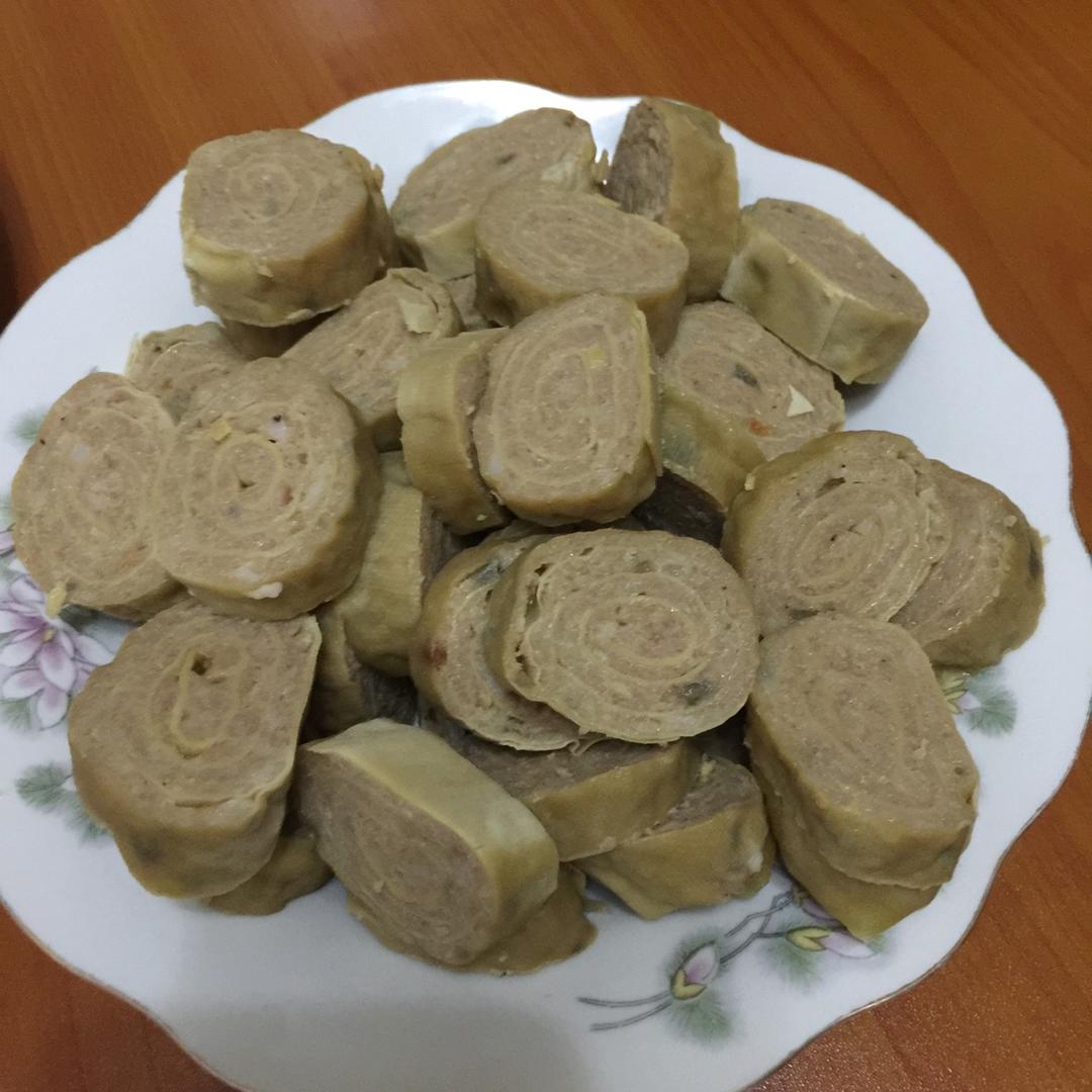豆腐皮肉卷